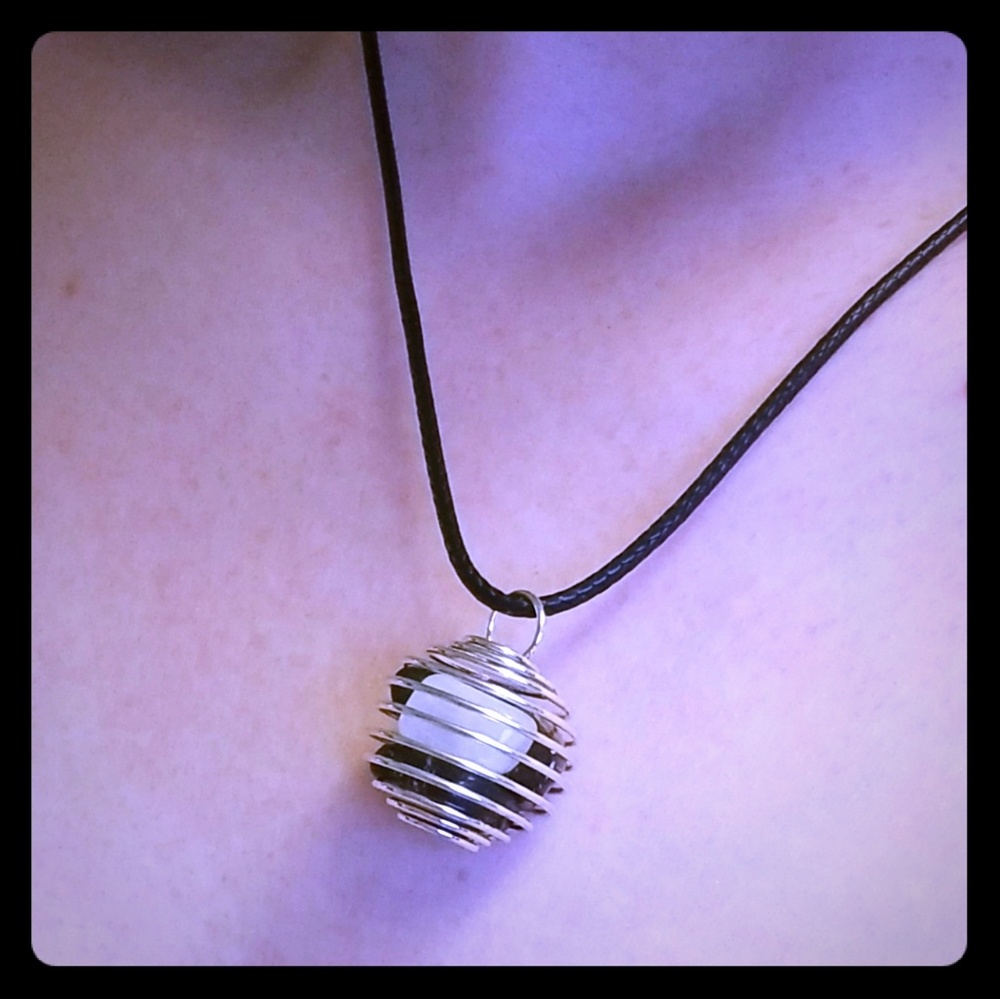 Energy Crystal Gem Stone Necklace